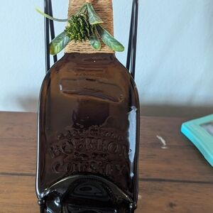 Hand Made Bourbon Bottle Made Into A Spoon Rest